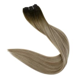 Full Shine Human Hair Weft Extensions Hair Bundles 100g Sew In Silky Straight Remy Skin Double Weft For Salon