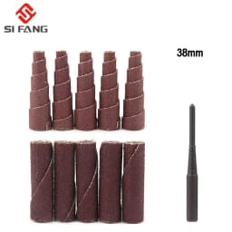 38mm 48mm Abrasive Sandpaper Grinding Head Sanding Cone Engine Porting Assortment Set Sleeve Sandpaper Roll With 1/4inch Shank