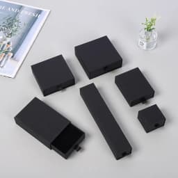 10pcs Paper Jewelry Gift Box For Ring Earrings Pendant Necklace Bracelet Stud Organizer Wedding Favors Jewellery Packaging Sack