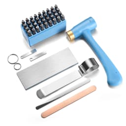 4 size Thumb saving punch stamp holder Accessories Jig Finger Portable Mini craft Jewelry Tools kit Punch Set Hand making