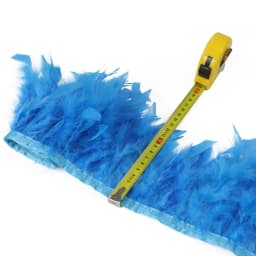 Fluffy Marabou Turkey Feathers Trims DIY Needlework Plumes On Ribbon Wedding Dress Accessories Decorative Feathers For Crafts