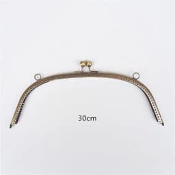 K270--30CM 25CM thicken purse DIY sewing Big coin purse bronze square purse frame kiss clasp