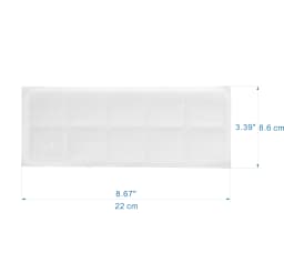 100pc Transparent Necklace Card Chain Collect Self-Stick Plastic Bags For Packaging Small Businesses Gift Jewelry Holder Display