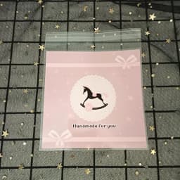 Flower Dot Bow Plastic Bag Wedding Birthday Cookie Candy Gift Packaging Bags OPP Self Adhesive Party Favors Decoration 14x14cm