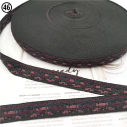 5 Yards 0.78 Inch 20MM Hundreds Styles Geometric Woven Jacquard Embroidered Ribbons DIY Apparel Wrapping Trim Sewing Accessories