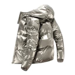 2026 Winter Jacket Men Parka Shiny Hooded Warm Coats Zipper Up High Quality Jackets Overcoat Thick Jackets Plus size