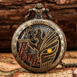 Bronze Retro Hollow Death Pocket Watch Quartz Clock Necklace Vintage Pendant Jewelry Sweater Chain Gifts for Men Women Kids