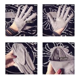 Sunscreen Gloves Women's Single Genuine Leather Half-palm Gloves Real Sheepskin Stage Show Driving gloves No Lining
