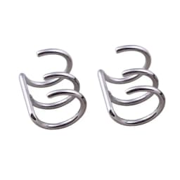 1Pcs/15 Pcs Stainless Steel Ear Cuff Helix Cartilage Clip On Wrap Earrings Fake Nose Ring Non-Piercing Adjustable Men Women