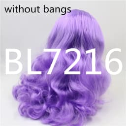 DBS blyth doll icy rbl scalp and dome wavy hair wig for DIY custom green hair purple hair blonde hair anime toy