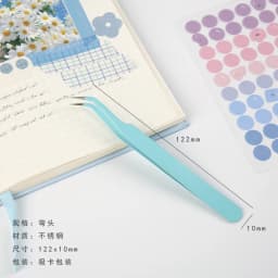 Kawaii Cute Scrapbook Tweezers Macarons Creative DIY Washi Tape Stickers Gadget Multi-tool Tweezers Hand Account accessories