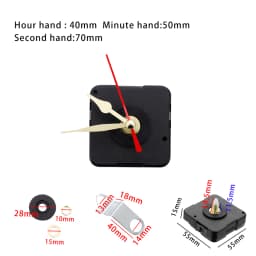 1pcs Arabic Numerals Clock Silicone Mold Handmade Crafts Clock Epoxy Resin Molds For DIY Jewelry Making Finding Tools Supplies