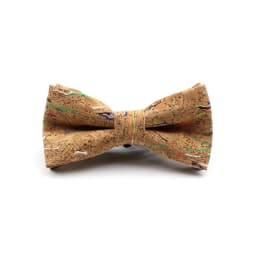 New Floral Cork Wood Bow Ties For Men Women Childern Wedding Casual Party Gift Fashion Novelty Handmade Solid Bowtie Accessories