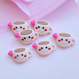 10Pcs New Mixed Lovely Cartoon Animals / Drinks Flat Back Resin Scrapbooking DIY Jewelry Craft Decoration Accessories