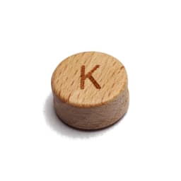 20Pcs/lot 10 15mm Mixed Letter Beech Wood Beads Round Flat Alphabet Loose Spacer Beads For Jewelry Making Handmade Diy Bracelet