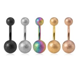 5Pcs/lot Candy Colors Acrylic Belly Button Rings for Women 316L Stainless Steel Bar Belly Navel Sexy Piercings Body Jewelry 14G