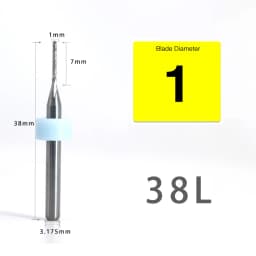 VACK 10Pcs/lot Endmill 0.5-3.175mm Corn Carbide Tungsten PCB Milling Cutter Set PCB Machine Router Bit Engraving End Mill Tools