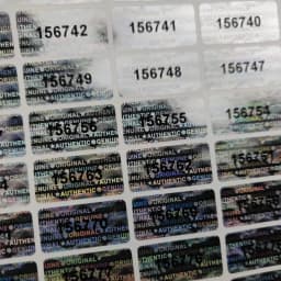 1000pcs SECURITY SEAL, TAMPER EVIDENT Warranty void stickers 20mmX10mm hologram Numbered