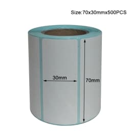 19 sizes Label stickers barcode Sticker label for Zebra Paper Adhesive Sticker Supermarket Blank sticker