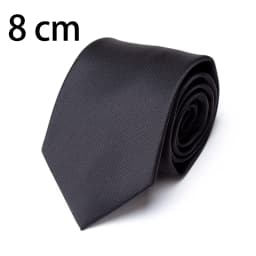 New Mens Tie 8cm 7cm 6cm Classic Black Slim Ties for Men Accessories Neckties Wedding Party Formal Dress Casual Solid Gifts Tie