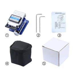 Fiber Optic Cold Splice Hot Melt FTTH Tool Set kit Optical Power Meter All-in-one Machine Wire Clamp Cleaver