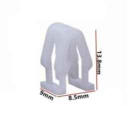 Car U-type Center Console Dashboard Sound Radio CD DVD Navigation Panel Plastic Fasteners Clips Rivet Auto Snap Buckle