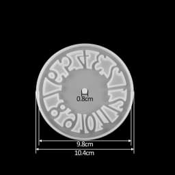 5Style Classic Clock Silicone Molds Arabic Numeral Clock UV Epoxy Resin Mold for DIY Handmade Carfts Home Decoration Accessories