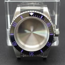 40mm Cases Men's Watch Ceramic Bezel Sapphire Glass Fit NH35 NH36 ETA 2824 Miyota 8215 Movement 28.5mm Dial Submariner Parts