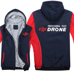 DJI Pilot Drone Hoodies Men Cool Thicken Winter DJI Phantom Mavic Sweatshirt Pullover Mans Coat