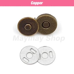 10sets/lot 10mm-18mm Magnetic Buttons Bags Magnet Automatic Adsorption Buckle Wallet Buttons Metal Thin Buttons Snaps With Tool