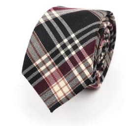 Men's Check Stripe 6cm Tie 100% Cotton Neckties Gift For Man Plaid Series Wedding Party Gift Accessories Women's Anime Tie