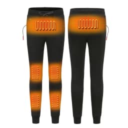 Electric Heating Warm Pants Men Women USB Heating Base Layer Elastic Trousers Insulated Heated Underwear For Camping Hiking
