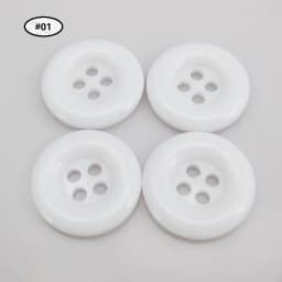 NBNNEG 30Pcs Multicolors 18MM Round Buttons Resin Decorative Scrapbooking Botoes Tailor Garment Sewing Accessory
