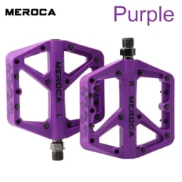MEROCA Nylon Bicycle Pedals Ultralight Seal Bearings Mountain Road Bike Flat Platform WaterProof Bicycle Pedals Non-Slip Parts