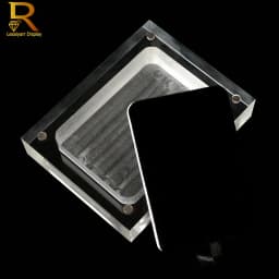 Creative Transparent Jewelry Display Box Necklace Pendant Case Acrylic Showing Case Holder Jewelry Gift Box Trinket Box