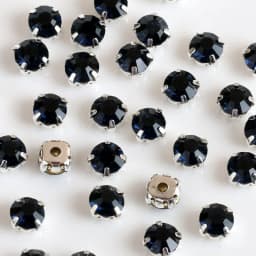 New 3mm 4mm 5mm 7mm 8mm Silver Claws Sew-on Round Rhinestones For Needlework DIY Glass Crystals Stones Clothes Wedding Dress