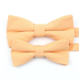 Pink Orange Sage Green Solid Color Bowtie Set For Men Women Boy Girl Classic Cute Parent-Child Daily Wear Cravat Gift Accessory