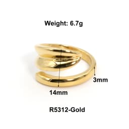 New Design Stainless Steel Round Bead Rings for Women Wedding Jewelry Party Gift