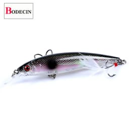 Jerkbait Minnow Fishing Lures Hard Plastic Bait Artificial Lure Bass Pike ABS Wobbler for Fish Hooks Crankbait 3D Eyes Sea 1pcs