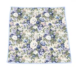 New Floral Pocket Square Gift Set Handkerchief 100% Cotton Hankie Printing Women&Men Casual Party Gift Tuxedo Bow Tie Accessory