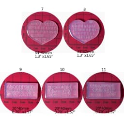 1 Pc Mini Letters Numbers 3D Nail Art Decorations UV Crystal Epoxy Mold Nail Ornaments Silicone Mould DIY Crafts Jewelry Casting