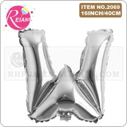 16 Inch Silver Alphabet Number Letters Balloons Birthday Party Decorations Kids Foil Balloon New Year Party Wedding Decoration