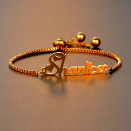 Atoztide New Customized Name Bracelet Personalized Thick Chain for Women Stainless Steel Gold Color Bangle Chrismas Gift 