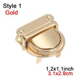 1Pcs Metal Durable Clasp Turn Lock Twist Lock for DIY/Repair Handbag Purse Luggage Hardware Closure Bag Parts Accessorie