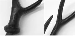 Black Pair Simulation Antlers Headwear Headband Artificial Deer DIY Accessories For Holiday Party Prop Birthday Christmas