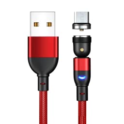 540 Rotate Magnetic Cable Fast Charging Mobile Phone USB C Cable For iPhone 12 Pro MAX Samsung Xiaomi Huawei P50 Magnetic Cable