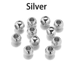 50-100pcs 4 6 8 10 12mm Ball Big Hole Round Beads CCB Loose Spacer Beads For DIY Jewelry Making Accessories (Not Metal)
