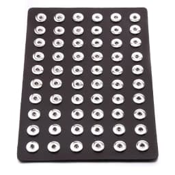 2022 New High Quality Snap Jewelry Display Board Fit 18mm Snap Buttons Jewelry Black Flannel PVC Snap Display Holder