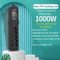 NEW SUNSUN PTC High-Power Fish Tank Explosion-Proof Heating Rod Heating Rod Aquarium Heater Automatic Constant Temperature