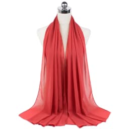New Premium Plain Chiffon Scarf Muslim Hijab Instant Shawl Soft Ball Bubble Chiffon Head Wraps Islamic Lady Women Hijabs